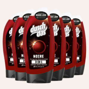 Duschdas Duschgel for Men Noire - 6 Flaschen á 250 ml schon ab 4,22€