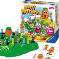 Ravensburger 21556 - Lotti Karotti, Brettspiel für Kinder ab 4 Jahren