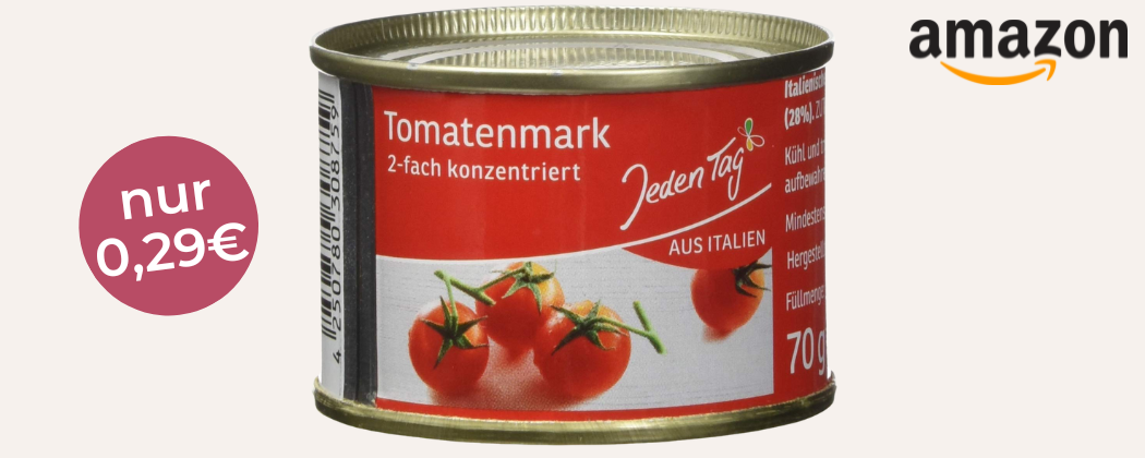 🍅 Tomatenmark bei Amazon - nur 0,29€