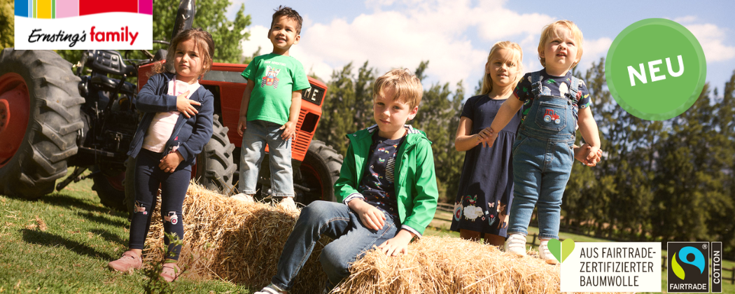 "Frühling auf dem Bauernhof" Kollektion bei Ernsting's family