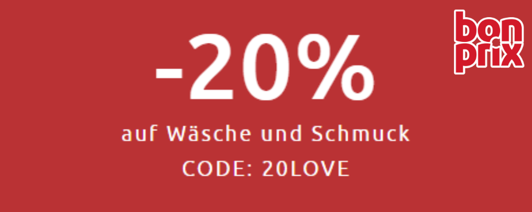 ❤️ 20% Rabatt auf Damenunterwäsche & Schmuck bei bonprix