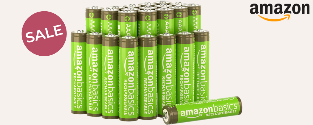 Wiederaufladbare AAA-Batterien bei Amazon - 25% Rabatt