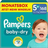 Pampers Windeln Größe 5+ (12-17kg) Baby-Dry