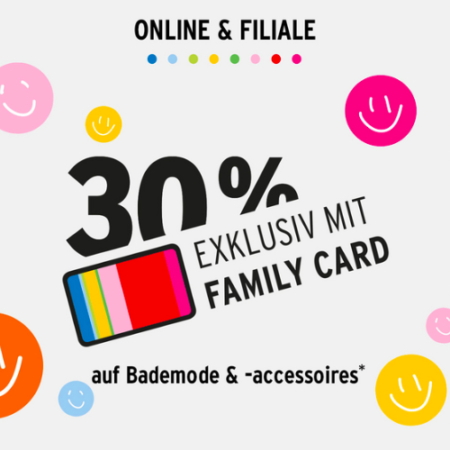 30% Rabatt auf Bademode bei Ernsting's family