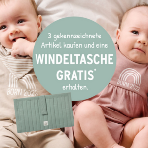 ❤️ NEU: Beim Kauf von 3 Artikel der Kollektion + gratis Windeltasche bei Ernsting's family