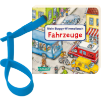 Buggy-Bücher: Mein Buggy-Wimmelbuch: Fahrzeuge: Stabiles Wimmelbilderbuch mit Buggyband ab 1 Jahr