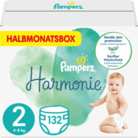 Pampers Harmonie Gr.2, 4-8 kg, Halbmonatsbox (1x 132 Windeln)