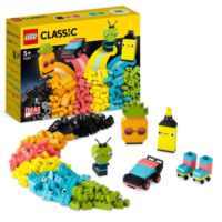 LEGO Classic 11027 Neon Kreativ-Bauset, Bausteine für Kinder ab 5 Jahren