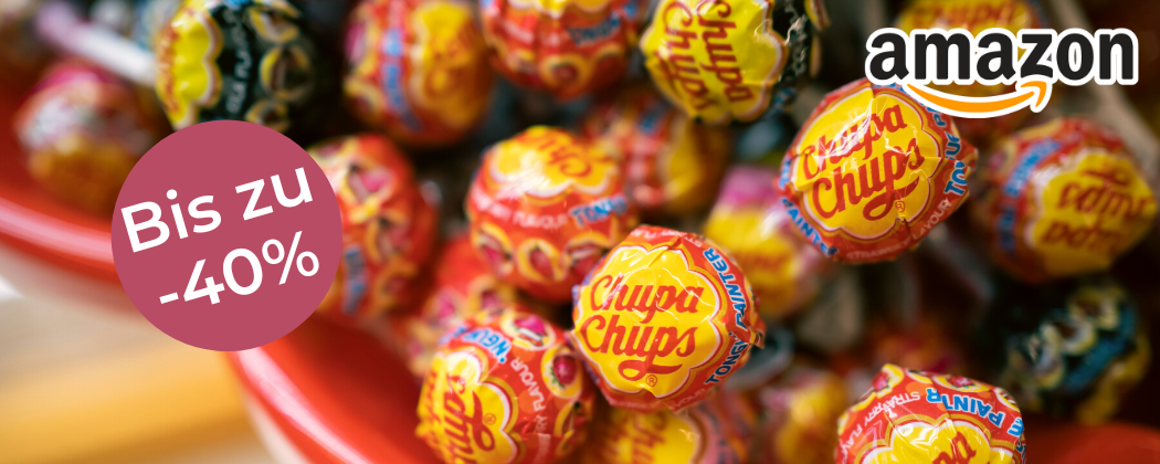 Chupa Chups Süßigkeiten bei Amazon - bis zu 40% Rabatt