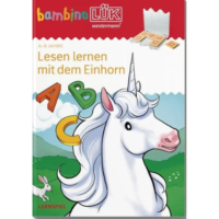 BambinoLÜK. Vorschule. Lesen lernen mit dem Einhorn 4/5/6 Jahre