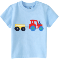 Baby T-Shirt mit Trecker-Applikation