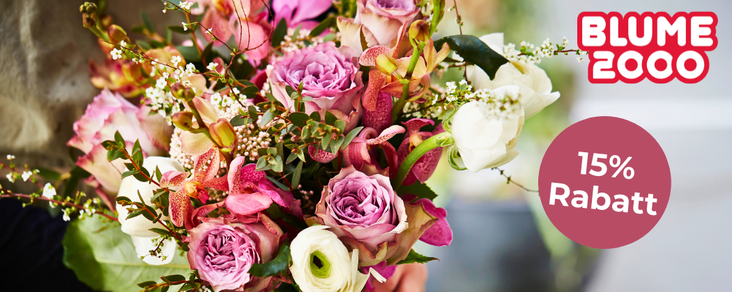 15% Rabattcode bei Blume2000