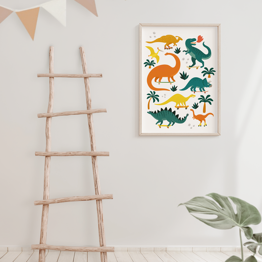Kinderzimmerposter | Dino Poster A2