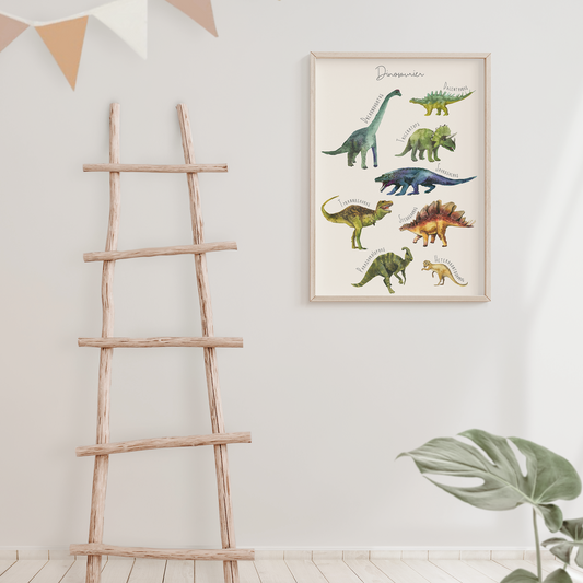 Kinderzimmerposter | Dino Poster A2