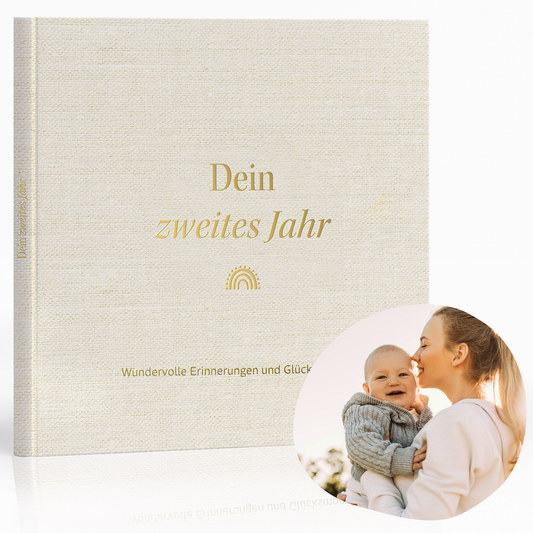 Babyalbum Dein zweites Jahr | Leinen