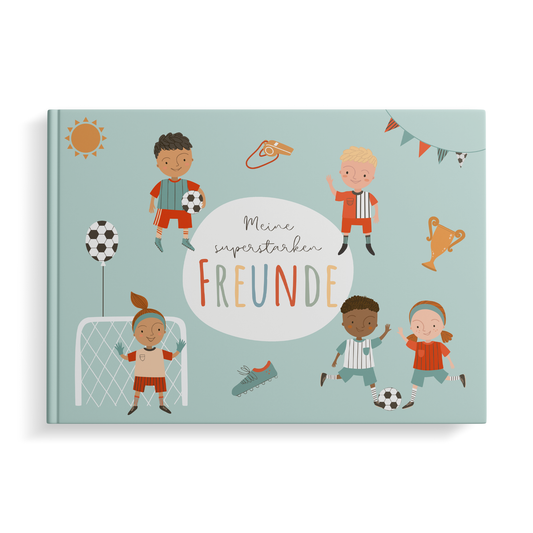 Freundebuch für Kinder | Fußball