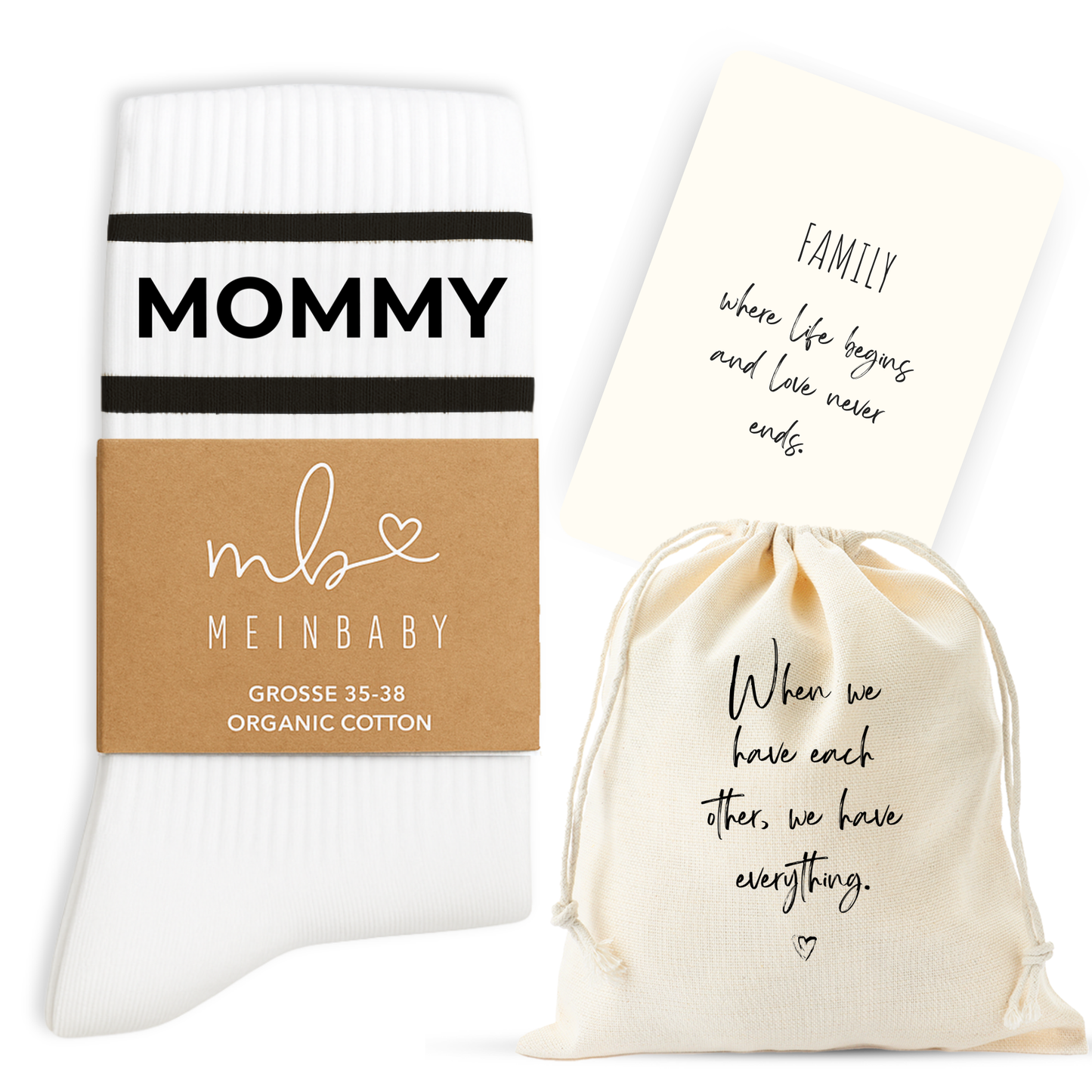 Retro-Socken Mommy
