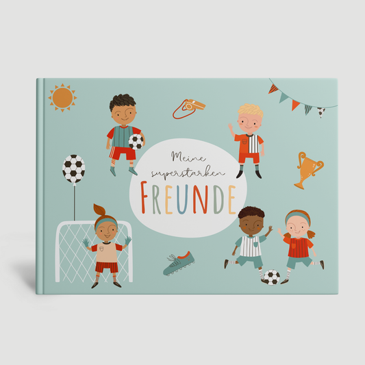 Freundebuch für Kinder | Fußball