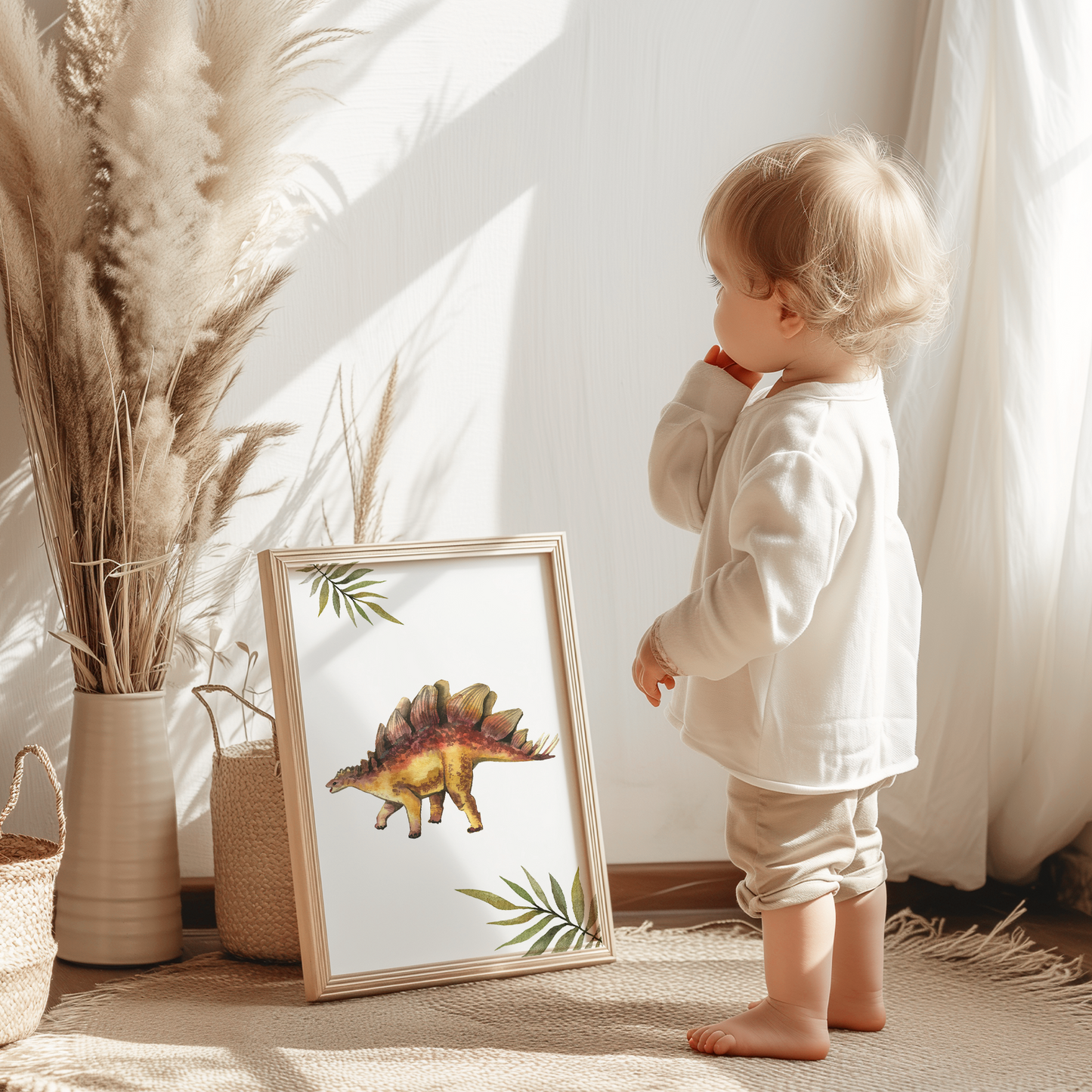 Kinderzimmerposter | 3er Set A4 | Dino Poster