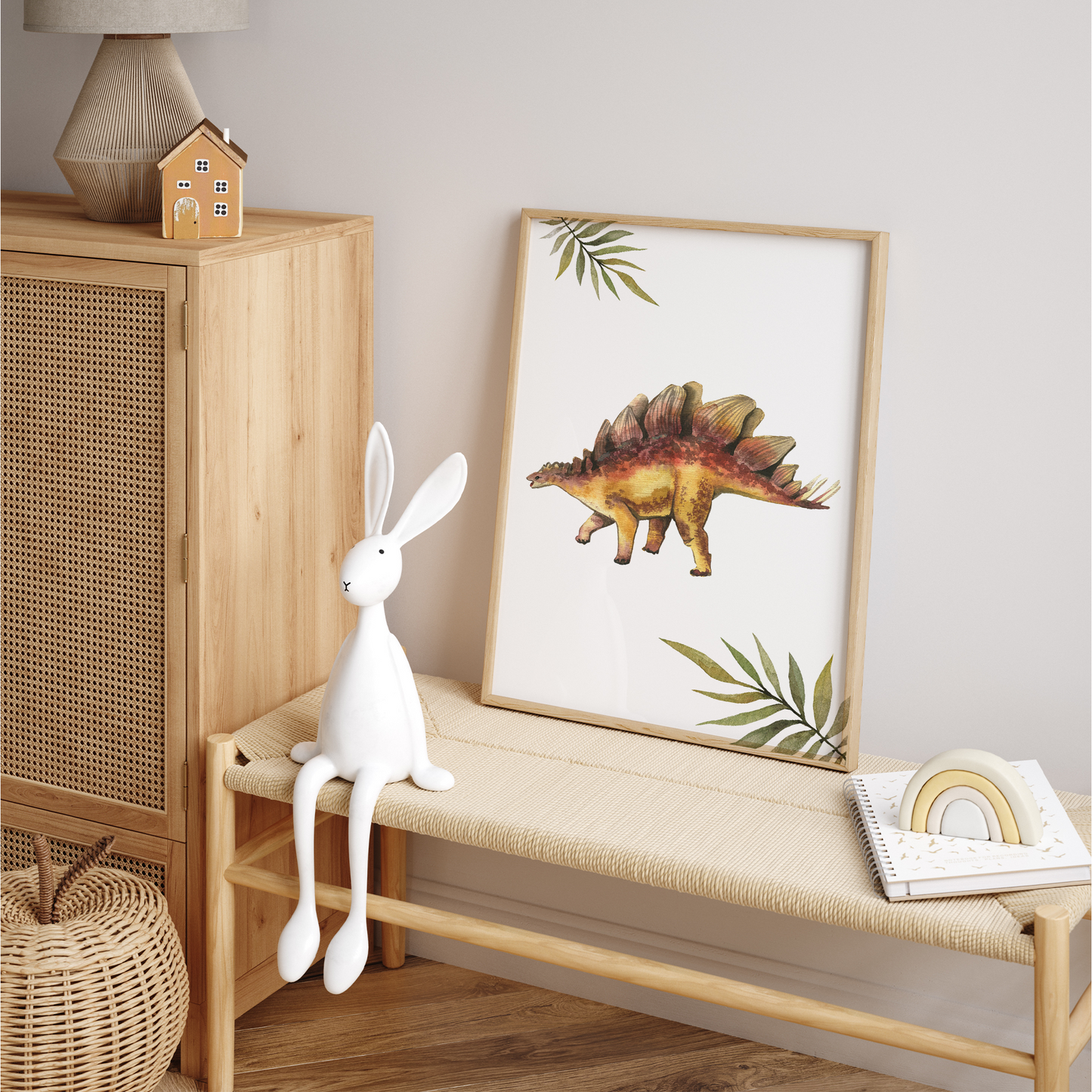 Kinderzimmerposter | 3er Set A4 | Dino Poster
