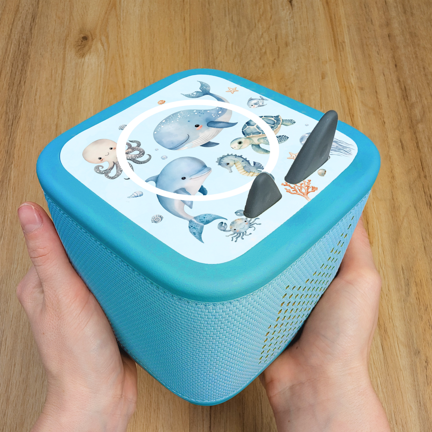 Toniebox 2 Schutzfolie | Unterwasserwelt Blau