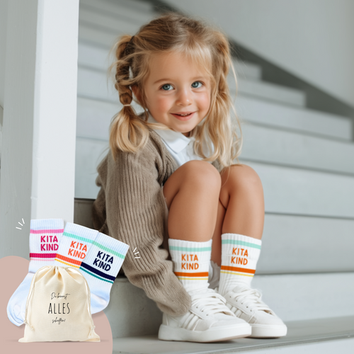 Kitakind Socken Bunt | Geschenkidee Kindergarten