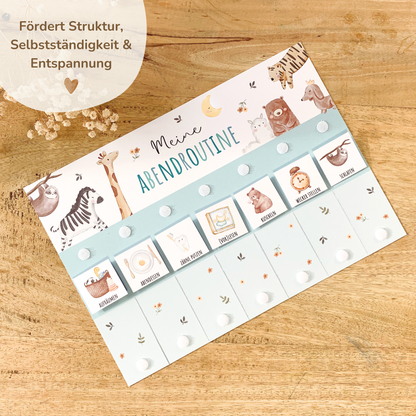 Morgen- & Abendroutine für Kinder | zum sofort Ausdrucken | Boho