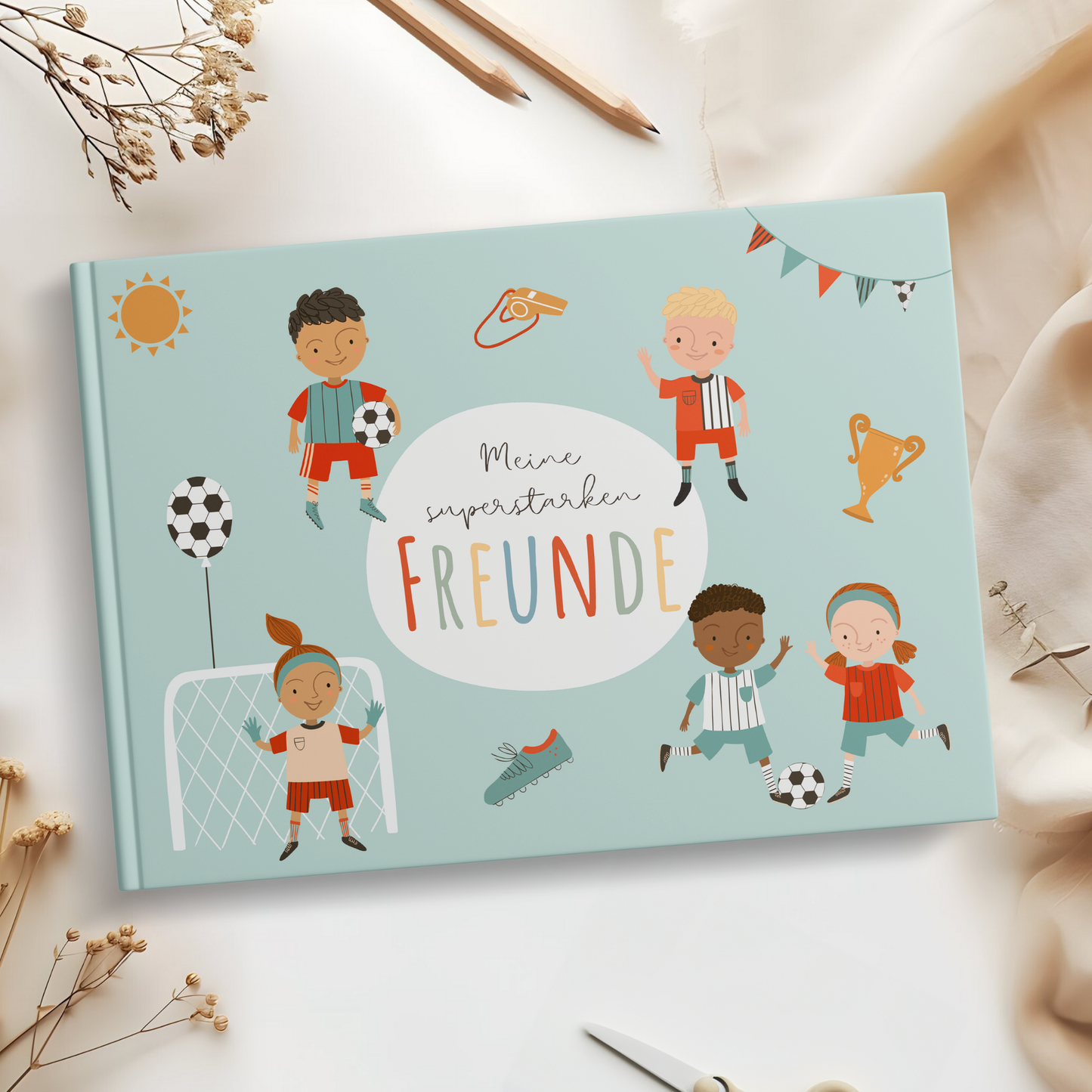 Freundebuch für Kinder | Fußball