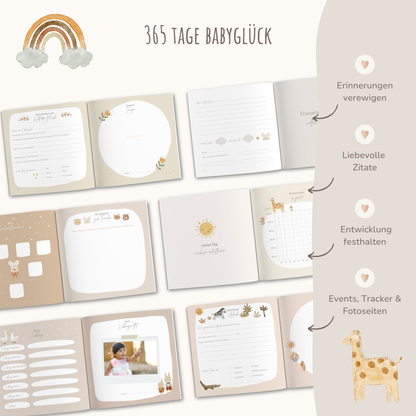 Babyalbum Dein zweites Jahr | Leinen