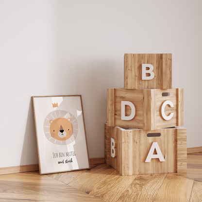 Kinderzimmerposter | 6er Set A4 | Affirmations Poster