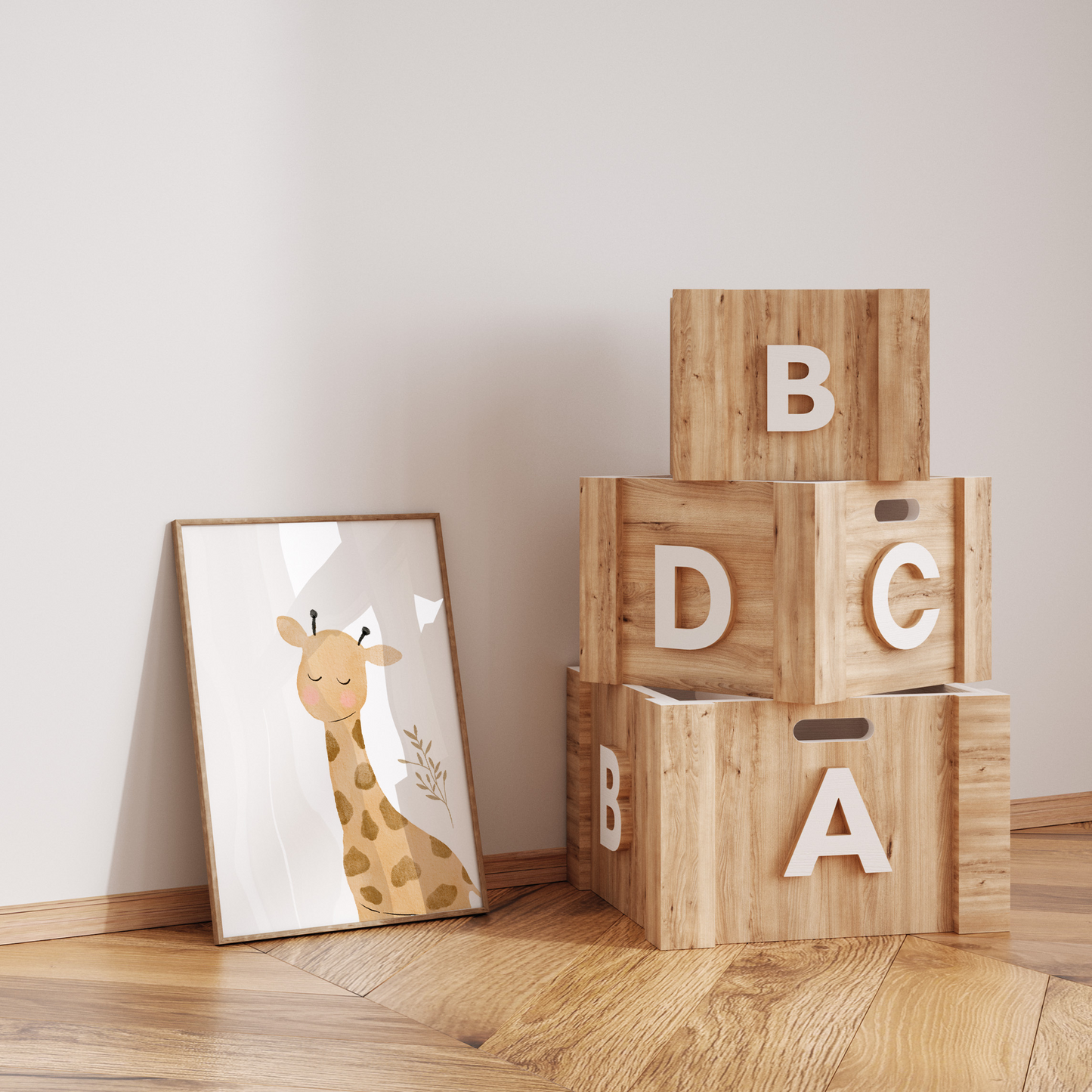 Kinderzimmerposter | 6er Set A4 | Faultier & Freunde