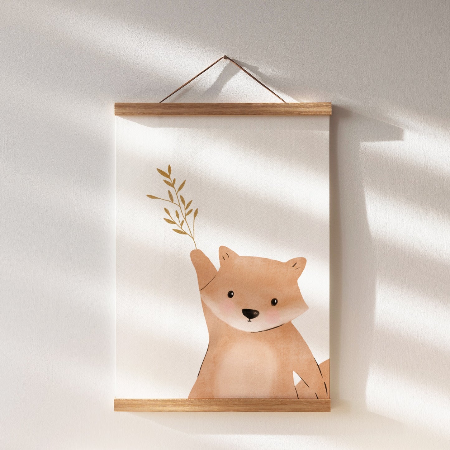Kinderzimmerposter | 6er Set A4 | Faultier & Freunde