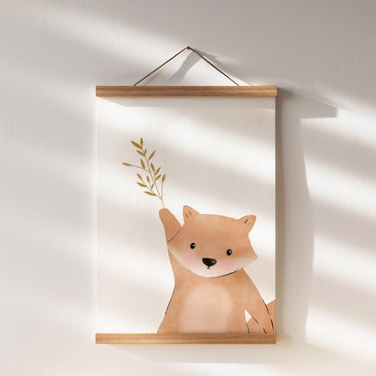 Kinderzimmerposter | 6er Set A4 | Faultier & Freunde
