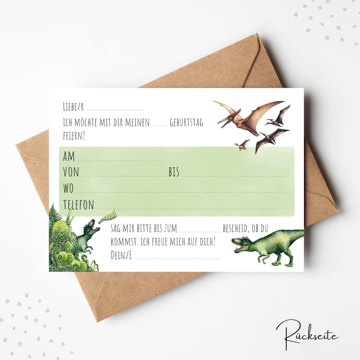 Einladungskarten_Kindergeburtstag_Dinosaurier