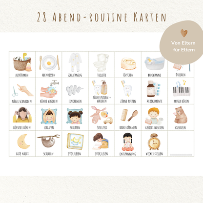 Morgen- & Abendroutine für Kinder | zum sofort Ausdrucken | Astronaut