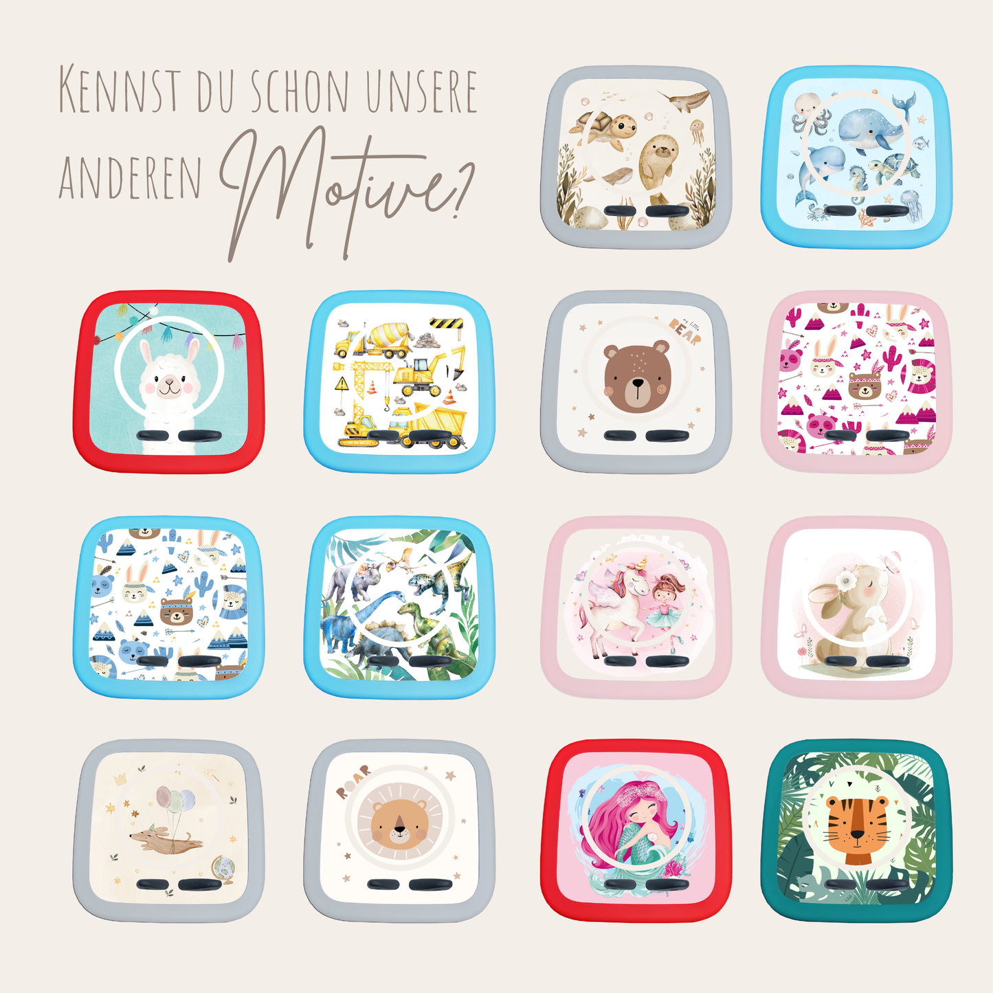 Toniebox 2 Schutzfolie | Unterwasserwelt Beige