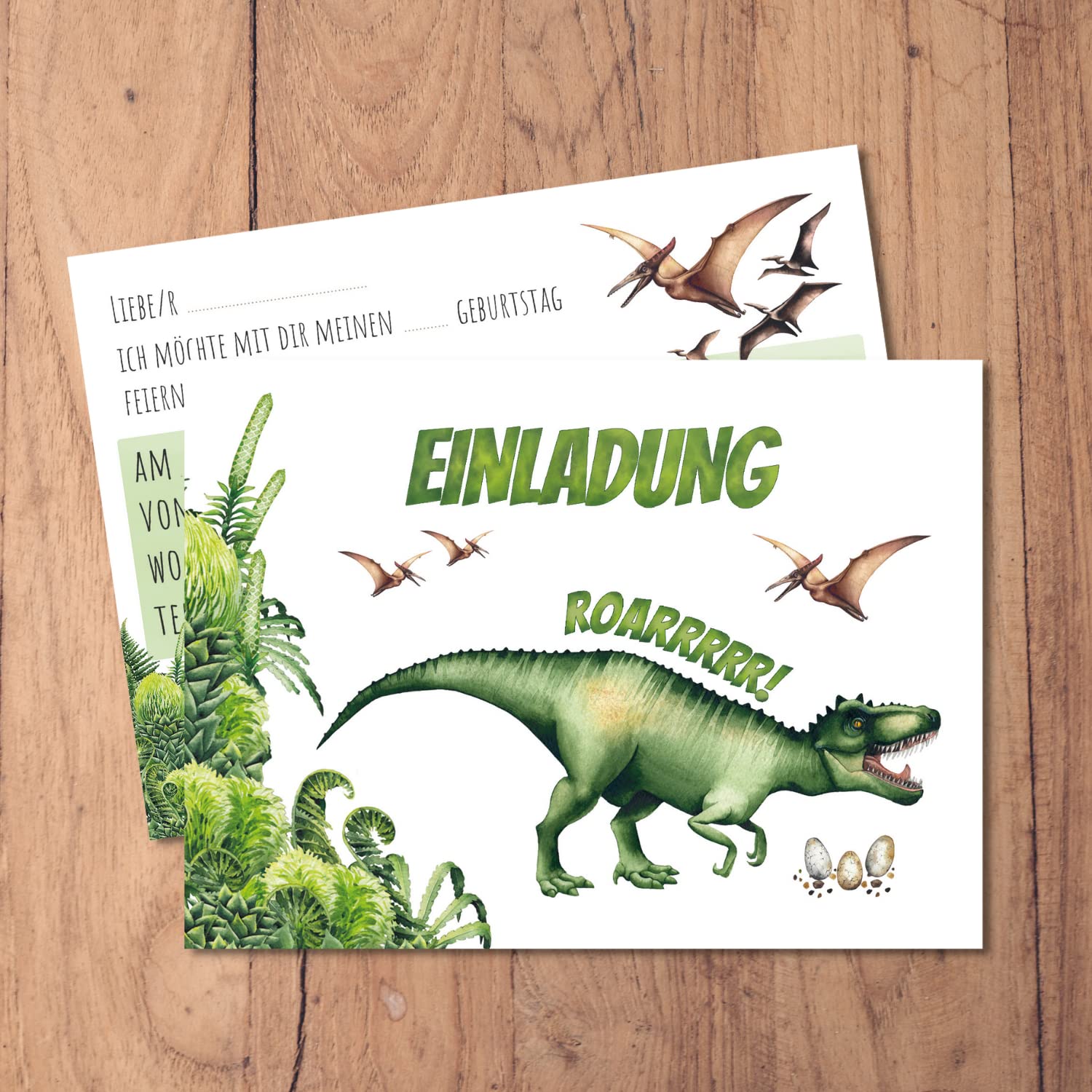 Einladungskarten_Kindergeburtstag_Dinosaurier