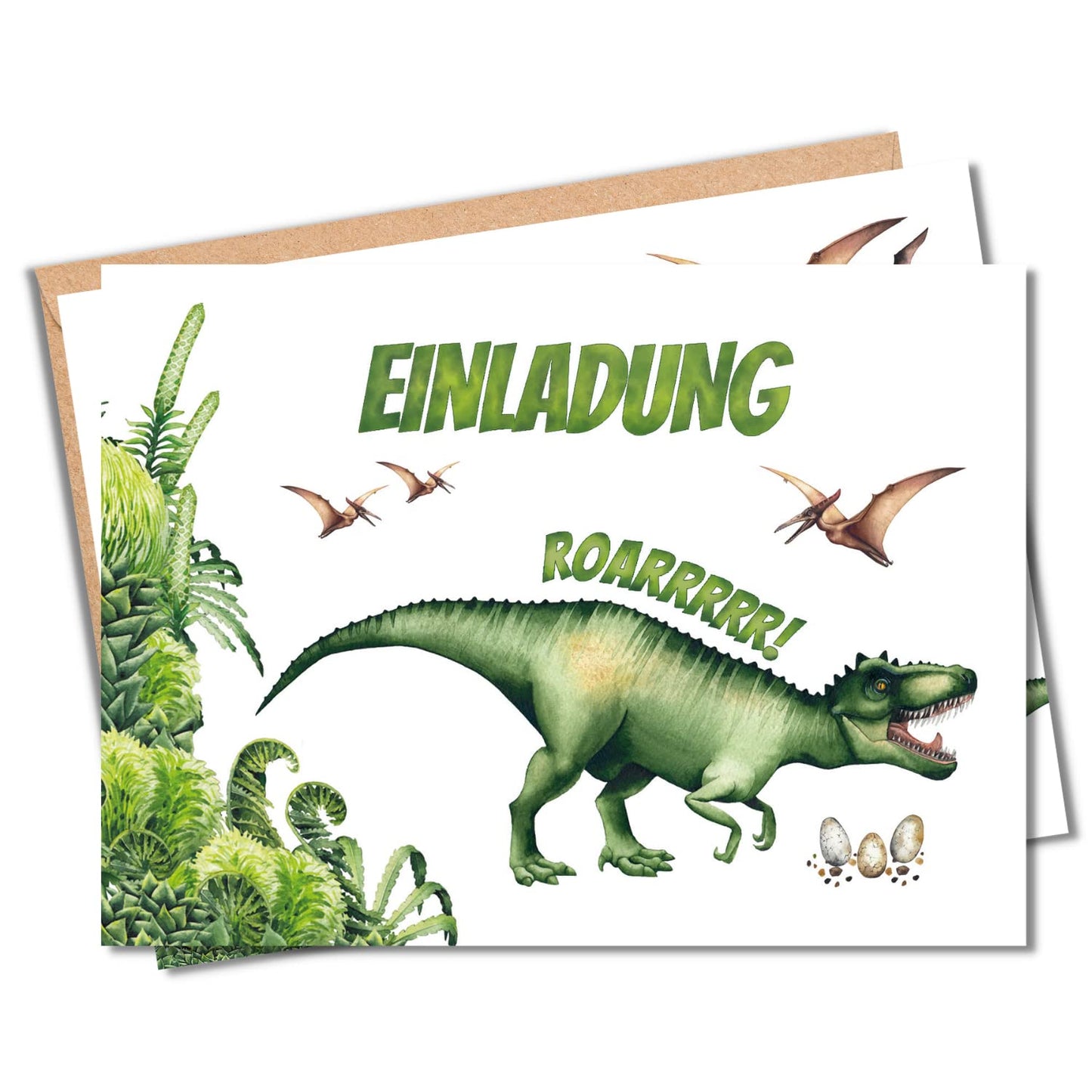 Einladungskarten_Kindergeburtstag_Dinosaurier