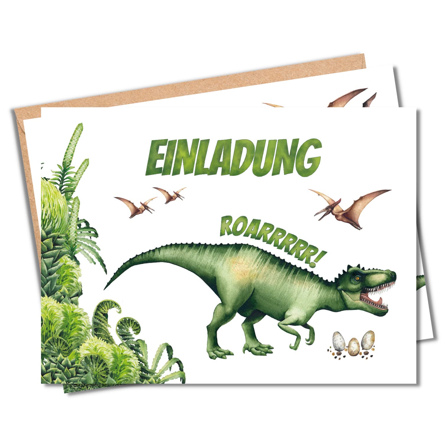Einladungskarten_Kindergeburtstag_Dinosaurier