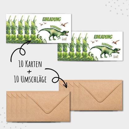 Einladungskarten_Kindergeburtstag_Dinosaurier