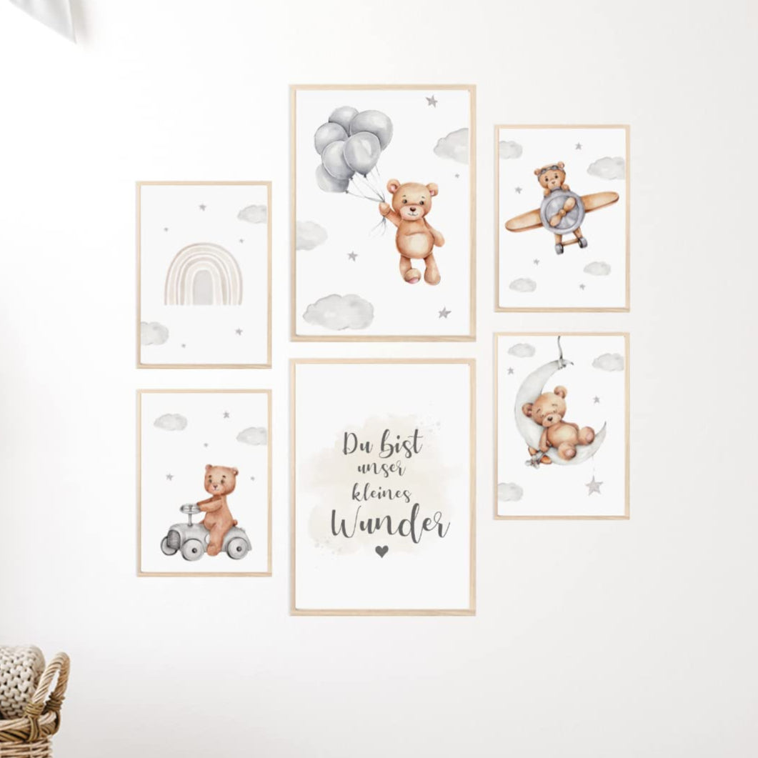 Kinderzimmerposter_Bär_Flugzeuge_A4_A5