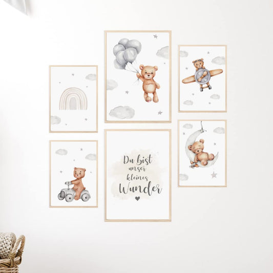 Kinderzimmerposter_Bär_Flugzeuge_A4_A5