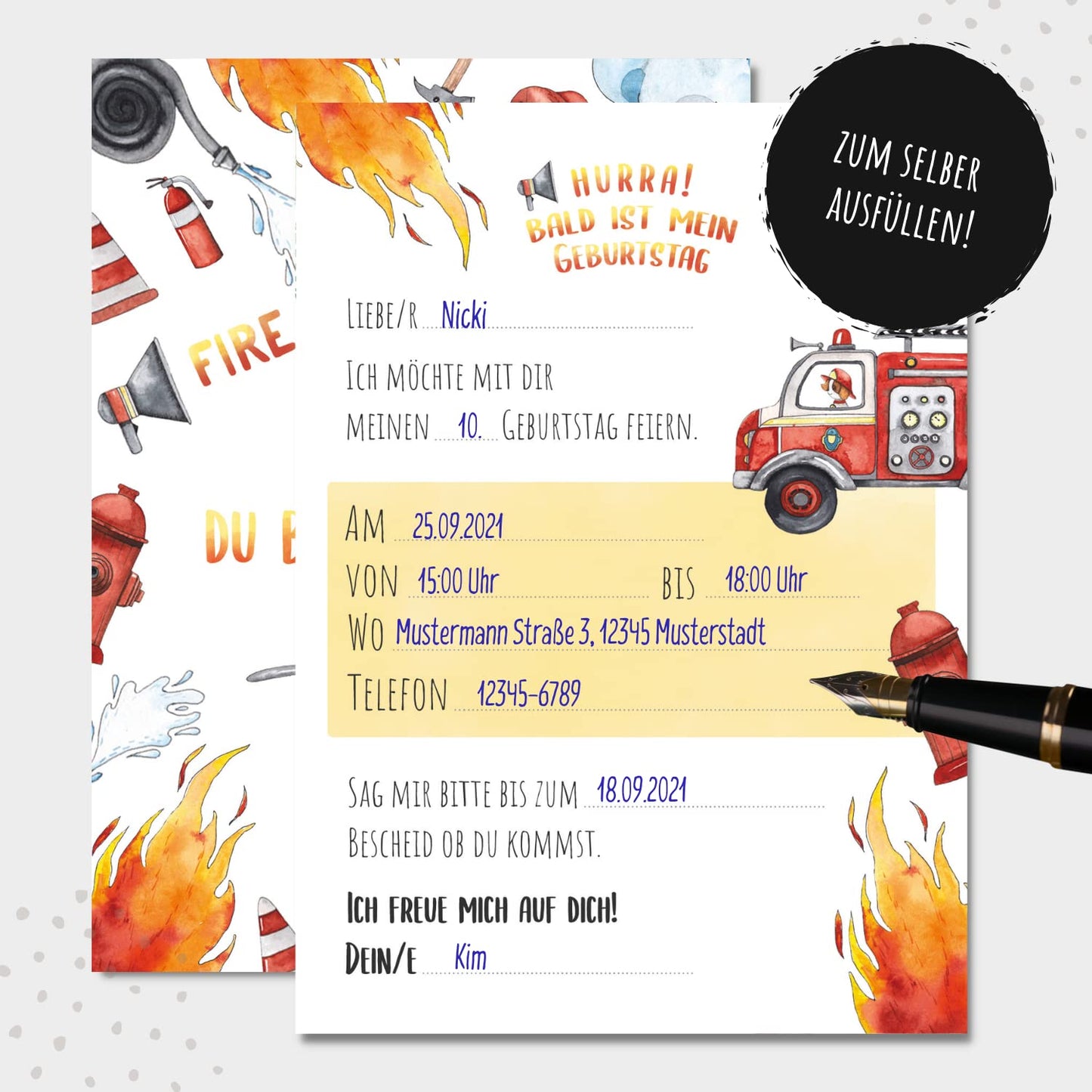 Einladungskarten_Kindergeburtstag_Feuerwehr
