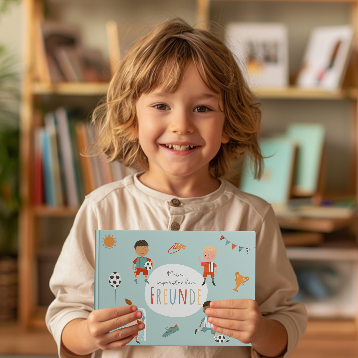 Freundebuch für Kinder | Fußball