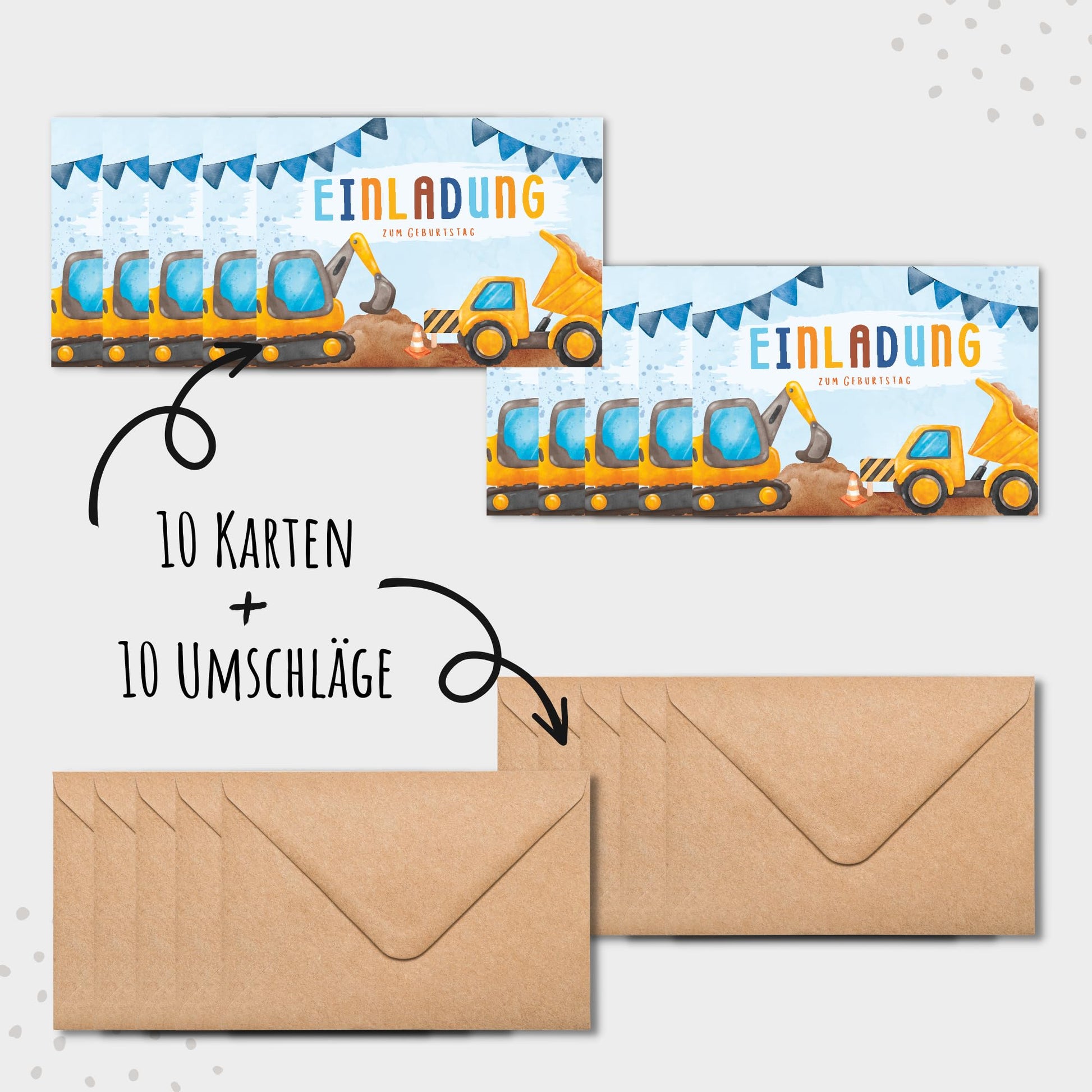 Einladungskarten_Kindergeburtstag_Bagger