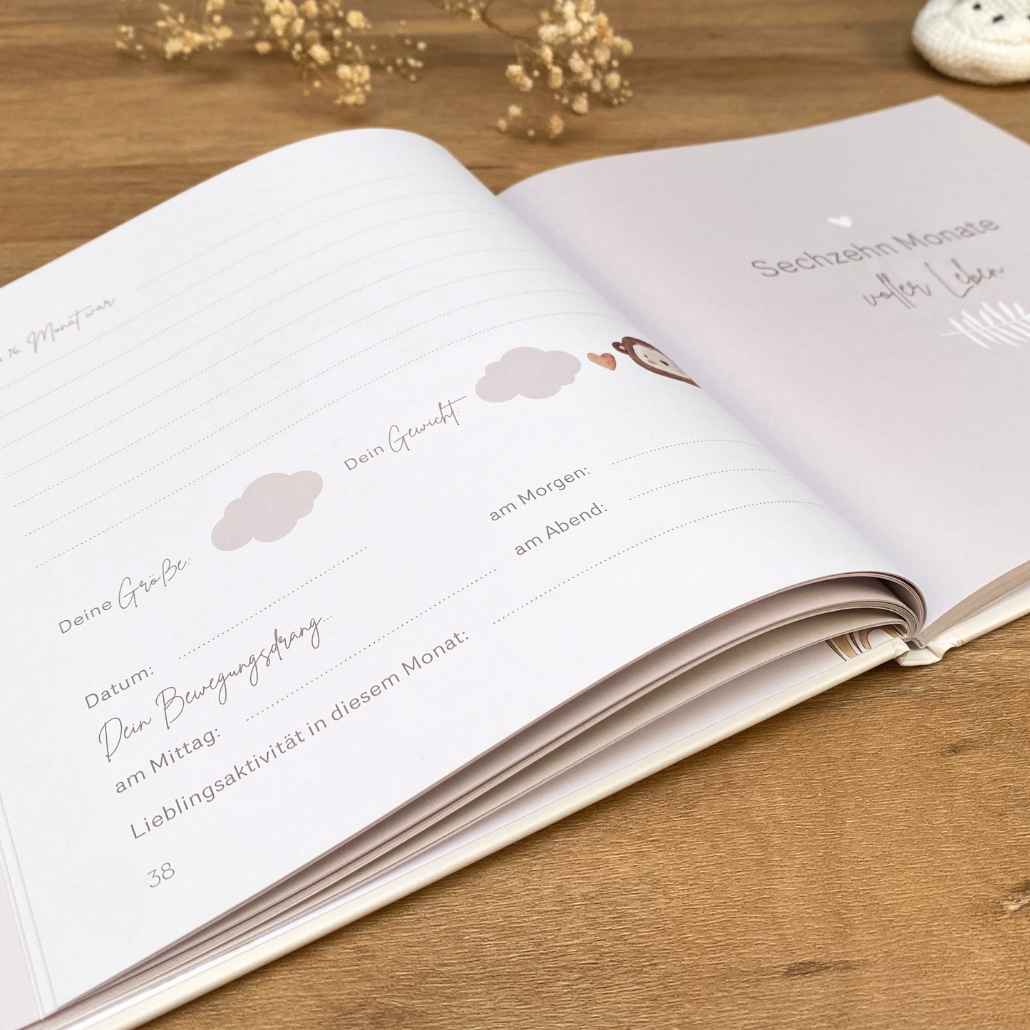 Babyalbum Dein zweites Jahr | Leinen