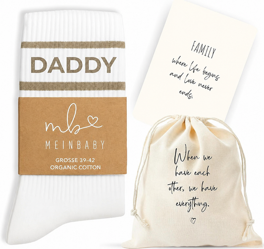 Retro-Socken Daddy Beige