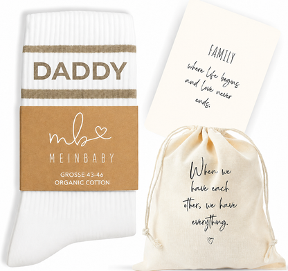 Retro-Socken Daddy Beige