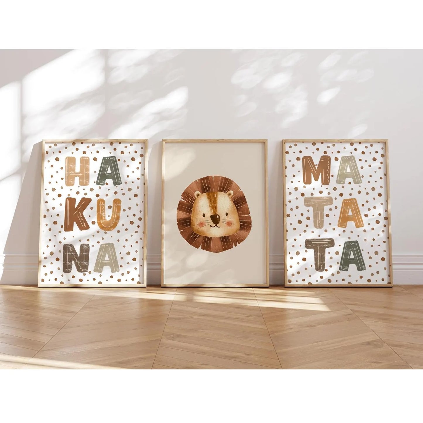 kinderzimmerposter-3er-set-loewe-boho