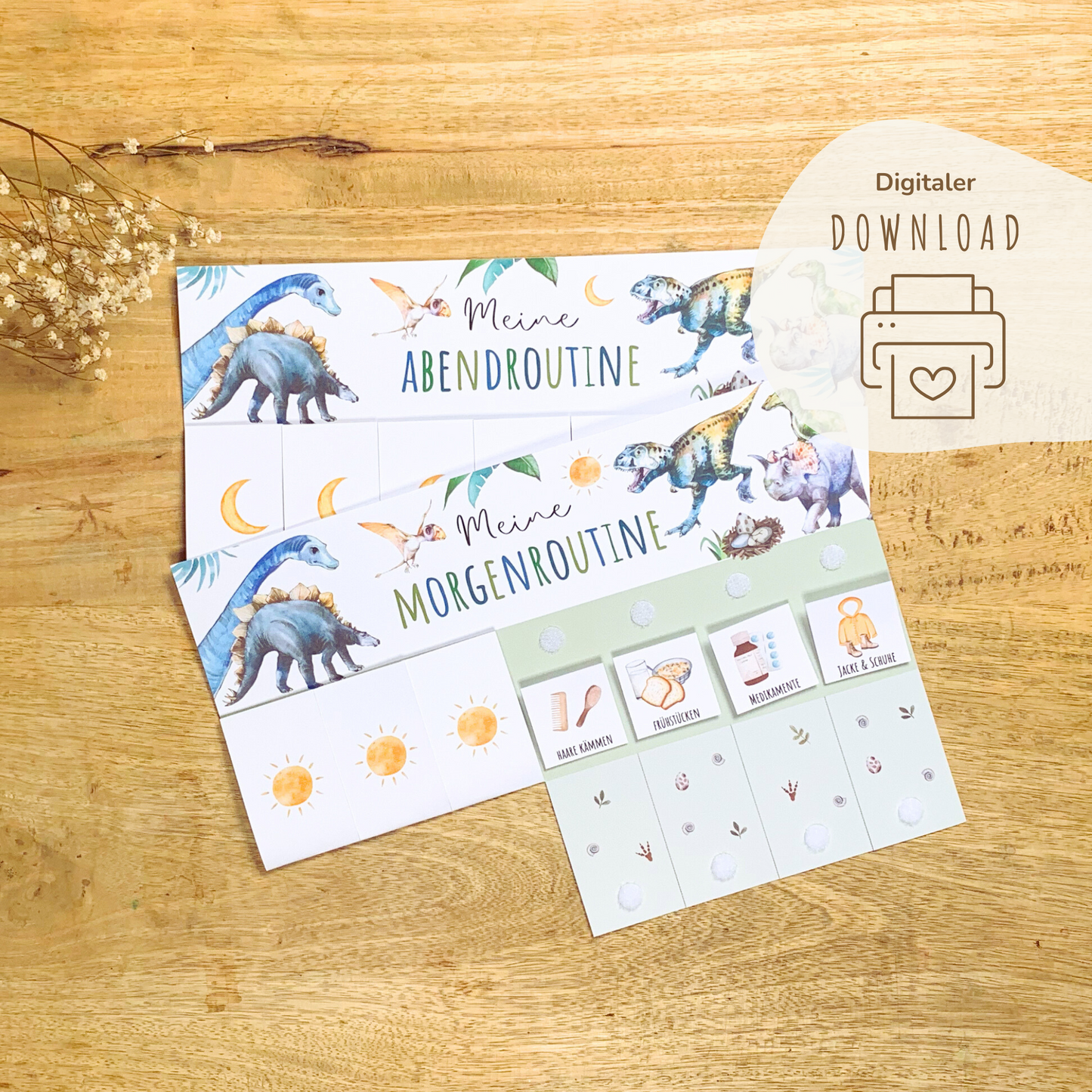 digitaler-download-morgen-abend-routine-dinosaurier